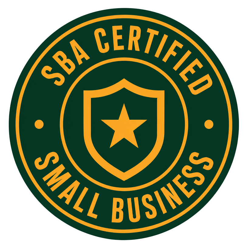 SBA certified small business badge